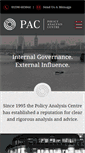 Mobile Screenshot of policy-centre.com